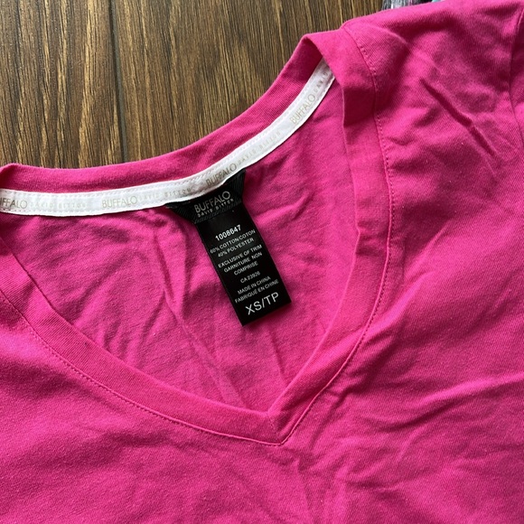 Buffalo David Bitton Pajama PJ Set - Pink/Teal - Picture 2 of 9